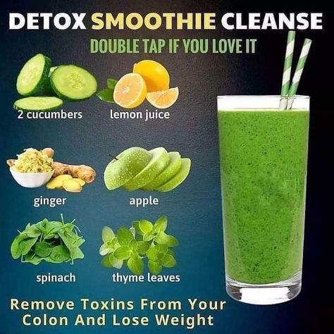 Detox Smoothie Cleanse, Easy Healthy Smoothie Recipes, Easy Healthy Smoothies, Smoothie Cleanse, Smoothie Diet Plans, Healthy Drinks Recipes, Fruit Smoothie Recipes, Smoothie Shakes, Yummy Smoothies