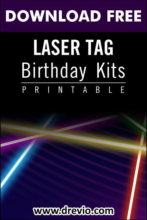 Laser Tag Printables Free, Laser Tag Invitations Free Printable, Lazer Tag Party Ideas, Laser Tag Birthday Party Ideas, Laser Tag Party Invitations, Laser Tag Invitations, Laser Tag Birthday Party, Bday Party Invitations, Cupcake Toppers Free