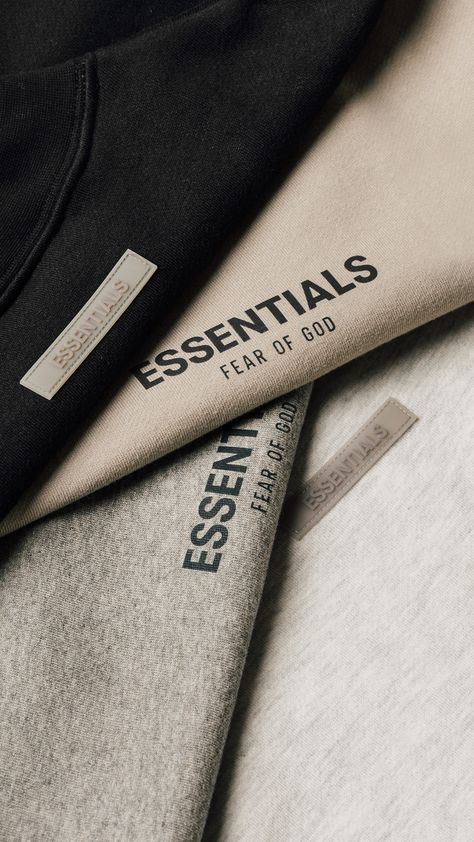 Essentials Fear Of God Hoodie, Fear Of God Hoodie, Flatlay Clothes, Advertising Clothing, God Clothes, Minimal Shirt Design, T-shirt Photography, Essentials Fear Of God, Wynn Las Vegas