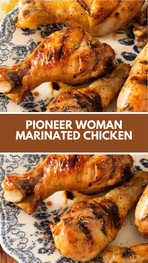 This easy Pioneer Woman Marinated Chicken is perfect for a quick and delicious meal. With its creamy marinade and juicy grilled chicken, it’s a nutritious option that you can customize with common ingredients. Enjoy the crispy skin and smoky flavour that will make your dinner memorable! Pioneer Woman Chicken Marinade, Chicken Marinade For Crockpot, Pioneer Woman Grilled Chicken, Pioneer Woman Chicken Recipes, Pioneer Kitchen, Pioneer Woman Chicken, Prepped Meals, Chicken Breast Marinade, Perfect Grilled Chicken