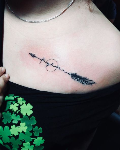 Arrow with word “fighter” tattoo Fighter Tattoos For Women, Fighter Tattoo Symbol, Fighter Tattoo Woman, Fighter Tattoos, Fighter Tattoo, Graphic Design Tattoos, Arrow Feather, Semicolon Tattoo, S Love Images