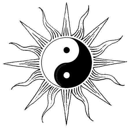 Yin yang sun Ying Yang Tattoo, Yin Yang Designs, Yin Yang Art, Yin Yang Tattoos, Chinese Tattoo, Sun Tattoo, Eye Tattoo, Ying Yang, Flash Art