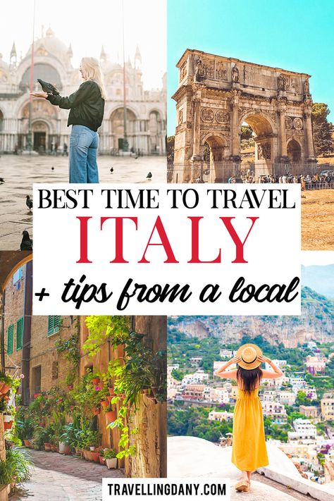 Italy is one of the most popular travel destinations in the world, known for its rich history, beautiful landscapes, delicious food, and stunning architecture. There is something for everyone! But when is the best time to visit Italy? As a local, I think I can help! Unique Adventures, Italy Tips, Swag Dress, Vegas Hotels, Italy Destinations, Things To Do In Italy, Italy Itinerary, Travel Thailand, Explore Italy