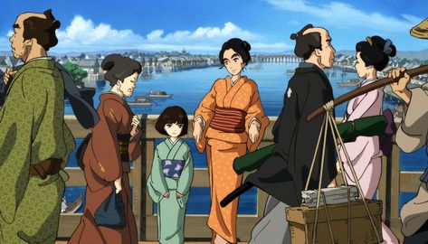 Miss Hokusai (2015) Miss Hokusai, Animation Film, Japanese Style, Kimonos, Concept Art, Japan, Film, Anime, Quick Saves