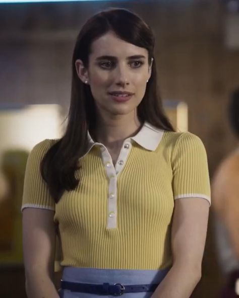 Ahs 1984 Brooke, Emma Roberts Ahs, Ahs 1984, Ryan Murphy, Emma Roberts, Horror Stories, American Horror Story, Hairstyles Haircuts, 80s Fashion