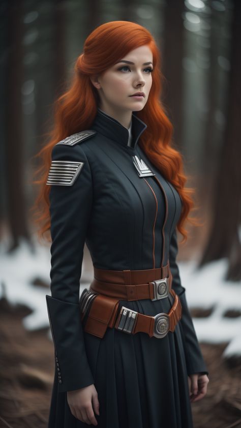 Scifi Uniform Design, Scifi Uniform, Female Star Wars Characters, Star Wars Female Outfits, Jedi Character Design, Sci Fi Fashion Futuristic, Futuristic Uniform, Scifi Woman, Scifi Cosplay