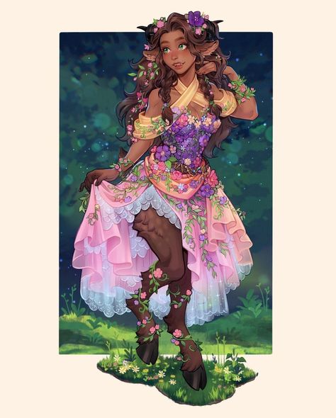 Female Centaur, Dnd Druid, Dnd Races, Dungeons And Dragons Characters, Dnd Art, Mythical Creatures Art, Female Character Design, Fantasy Clothing, Dnd Characters