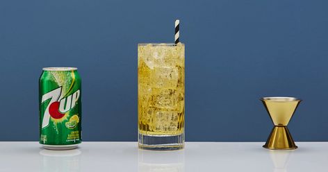 Learn how to make the classic Seven and Seven highball with 7-Up and Seagram’s 7 Crown Whiskey. Seven And Seven, Can Soup Recipe, 7 Can Soup, How To Make Taco, Canned Meat, 7 Up, Kinds Of Cheese, Whiskey Drinks, Cocktail Ingredients