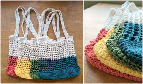 Color Block Market Bag Free Crochet Pattern Bag Free Crochet Pattern, Market Bag, Free Bag, Free Patterns, Crochet Stitches, Free Crochet Pattern, Free Crochet, Crochet Pattern, Free Pattern