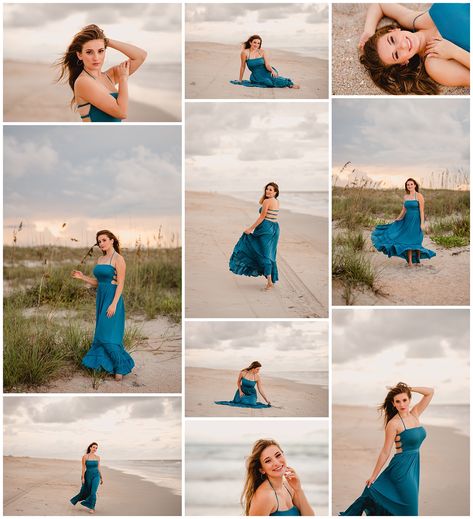 Simple Beach Photoshoot, Senior Photo Beach Outfits, Senior Beach Pictures Outfits, Beach Pictures Portrait, Beach Pictures Poses Senior, Diy Beach Photos, Teen Girl Photoshooting Ideas Beach, Professional Beach Pictures, Alys Beach Photoshoot