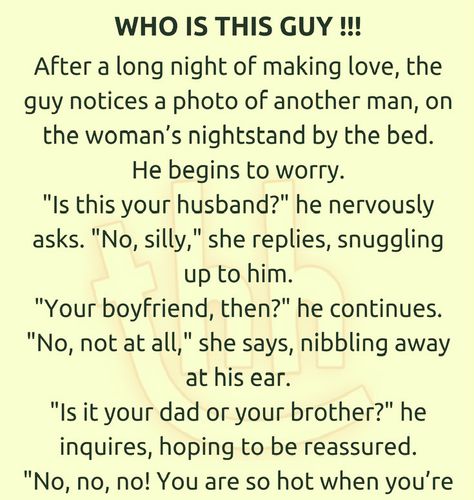 WHO IS THIS GUY !!! (FUNNY STORY) - #trendingjokes #funny #jokes #memes #funnypictures #story #lol #humor #humormemes #funnystory #husbandwifejokes Goth Humor, Couples Jokes, Funny Marriage Jokes, Marriage Jokes, Joke Stories, Clean Funny Jokes, Daily Jokes, Wife Jokes, Long Night