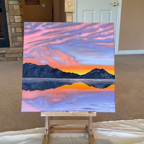 Excited to share this item from my #etsy shop: Mountains Painting Sunset Wall Art Mountain Wall Decor Colorful Art Living Room Painting Canvas Room Painting Canvas, Mountain Sunset Painting, Wall Decor Colorful, Mountains Painting, Living Room Painting, Mountain Wall Decor, Sky Art Painting, Painting Sunset, Room Painting