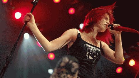 GIF: Hayley Williams live w/ Paramore 🌹🎶🌹 from Paramore’s “Careful” video Haley Williams, Emo Band, Paramore Hayley Williams, Writing Blog, Female Musicians, I Luv U, Panic! At The Disco, Hayley Williams, Emo Bands