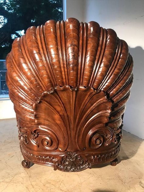 ~ 19th Century Recamier ~ 1stdibs.com Ancient Furniture, Rococo Sofa, Sitting Room Interior Design, Vintage Wood Furniture, Neoclassical Furniture, Chair Wooden, Furniture Interior Design, Carved Furniture, Folding Furniture