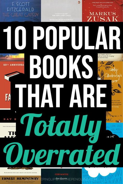 A few weeks ago, I put together a list of underrated books, ones that haven’t received the attention or acclaim that I think they deserve. Now, I know literary appreciation isn’t a zero sum game, but it got me thinking: it stands to reason that, if there are books out there that aren’t feeling enough of the love, there must be some that are feeling too much of it. Right? #BookReviews #BookList #ReadingList #Books #Reading #Booklovers #Bookworms Underrated Books, Feeling Too Much, Book Blogs, Best Books List, Reading List Challenge, Zero Sum Game, Creative Writing Course, Dystopian Fiction, The Penguins