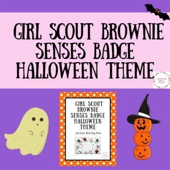 Halloween Senses Badge, Brownies Senses Badge Ideas, Brownie Coding Basics Badge, Home Scientist Brownie Badge Halloween, Senses Brownie Badge, Brownie Senses Badge Halloween, Brownie Senses Badge Ideas, October Girl Scout Meeting Ideas, Brownie Shapes In Nature Badge