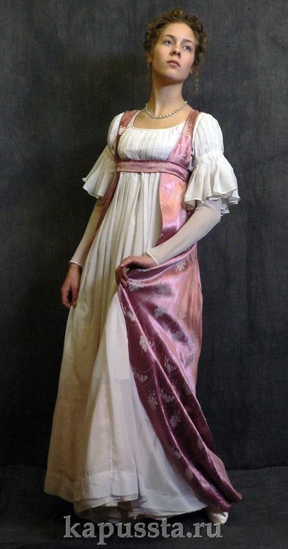 1800 Ball Gowns, Pride And Prejudice Dress, 1820s Dress, Double Dress, 1820s Fashion, Regency Gown, Regency Era Fashion, Regency Dress, Regency Fashion