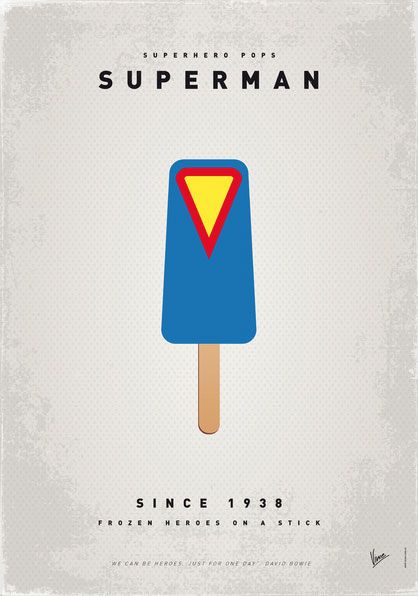 superhero ice pops universe Art Superhero, My Superhero, Ice Lollies, Univers Dc, Modern Metropolis, Ice Pop, Ice Lolly, Movie Posters Minimalist, Ice Pops