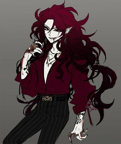 Dhampir Dnd Art, Vampire Design Character, Vampire Female Character Design, Vampire Oc Drawing, Vampire Character Art Male, Vampire Character Design Male, Villain Art Character Design, Female Vampire Character Design, Vampire Oc Female