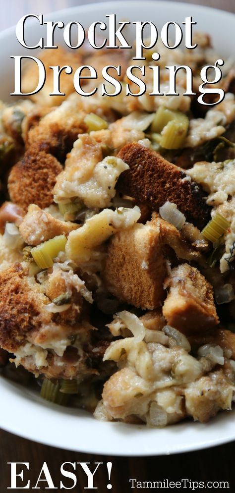 Crock Pot Stuffing, Holiday Crockpot, Crockpot Dressing, Stuffing Recipes Crockpot, Crockpot Stuffing, Thanksgiving Meal Plan, Stuffing Thanksgiving, Homemade Stuffing, Stuffing Recipes For Thanksgiving