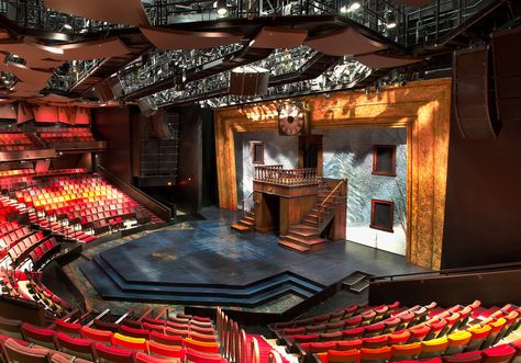 The Guthrie Wurtele Thrust Stage---Arc4010 Thrust Stage, Thrust Stage Design, Thrust Theatre, General Session Stage Design, Proscenium Stage, Theatre Auditorium, Old Theater Stage, Absurd Theatre Stage Design, Three Bedroom House Plan