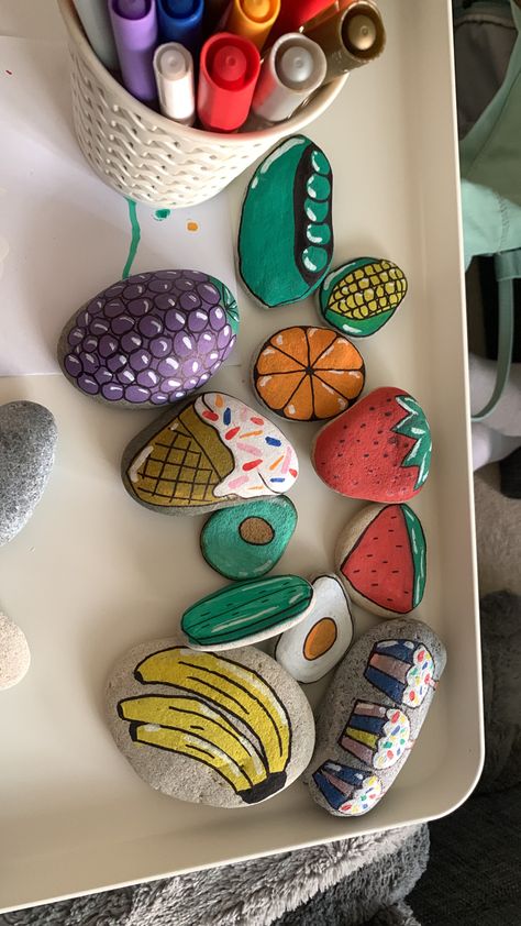 Painted Rocks For Kids, Mud Kitchen Accessories, Rocks For Kids, Play Area Outside, Mud Kitchen For Kids, Daycare Lesson Plans, Mud Kitchens, Play Area Backyard, Kids Mud