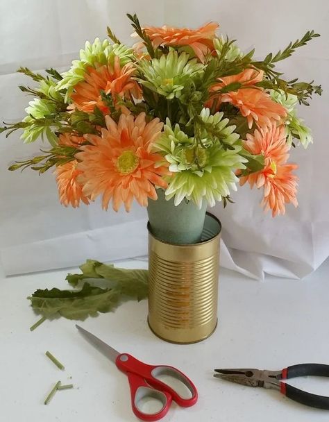 DIY Cemetery Flowers Cemetery Flower Arrangements, Flower Arrangements Diy Vase, Diy Cemetery, Cemetary Decorations, Gravesite Decorations, Cemetery Vases, Fake Flower Arrangements, Grave Flowers, Cemetery Decorations