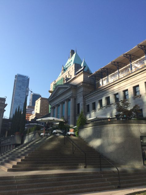 Vancouver Art Gallery Love the architecture of some of the buildings in Vancouver Art Gallery Aesthetic, Gallery Aesthetic, Vancouver Art Gallery, Art Museums, British Columbia, Art Museum, Vancouver, Columbia, Vision Board