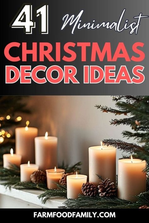 40+ Cozy Minimalist Christmas Decor Ideas for a Warm and Inviting Home 120 Minimal Winter Decor, Christmas Decor Ideas Minimalist, Minimalist Christmas Decor Ideas, Simple Christmas Decor Ideas, Nordic Christmas Scandinavian Style, Minimalist Holiday Decor, Hygge Christmas, Minimalist Christmas Decor, Cozy Christmas Decor