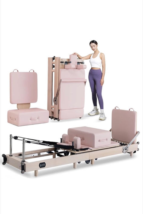 Pilates Reformer Machine, Premium Foldable Pilates Reformer, Durable and Quiet, Pilates Equipment for Home Workouts with Reformer Accessories and Reformer Pilates Box

#pilates #foldablepilatesreformer #pilatesreformer #pinkpilates #girlypilates #aestheticpilates #homeworkouts #homepilates #pilatesmachine Pilates Accessories, Reformer Machine, Pilates Machine, Pilates Equipment, Reformer Pilates, Home Workouts, Pilates Reformer, Home Gym, Blue Gray