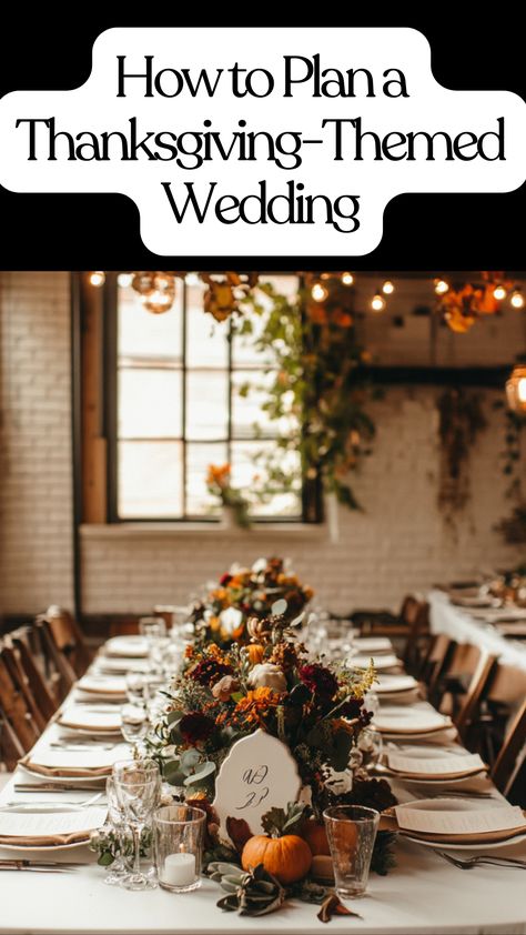 Thanksgiving-themed wedding setup with warm fall colors, cozy decorations, and seasonal dishes, showcasing a heartfelt and festive celebration. Warm Color Palettes, Fall Elements, Thanksgiving Wedding, Perfect Thanksgiving, Thanksgiving Traditions, Warm Colour Palette, Cozy Decor, Food Festival, Themed Wedding