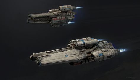 ArtStation - B/N-1138 Light Freighter, Lee Fitzgerald Star Wars Smuggler Ship, Star Wars Light Freighter, Starfield Ships, Star Wars Ships Design, Space Fleet, Star Ship, Star Wars Light, Arkham Origins, Star Wars Background