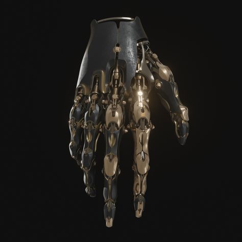 Cybernetic Limbs Concept Art, Cyberpunk Cybernetics, Cyberpunk Prosthetic, Cybernetic Hand, Mech Aesthetic, Cybernetic Limbs, Cyberpunk Cyberware, Cyberpunk Hand, Prosthetic Hand