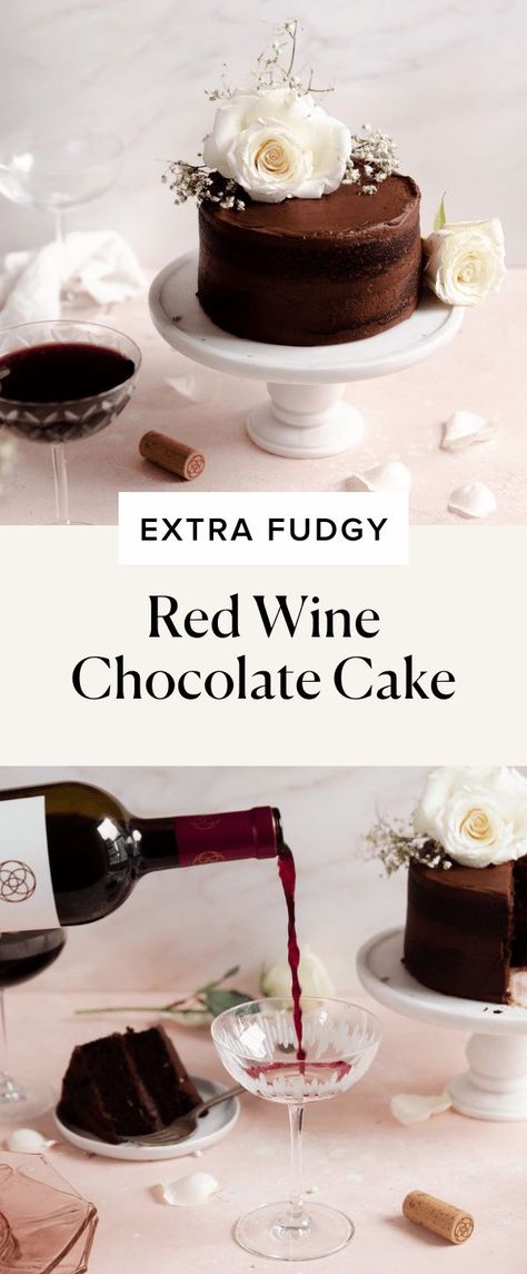 Red Wine Dessert, Wine Chocolate Cake, Red Wine Chocolate Cake, Wine Chocolate, Wine Cake, Broma Bakery, Wine Flavors, Chocolate Wine, Photography Group