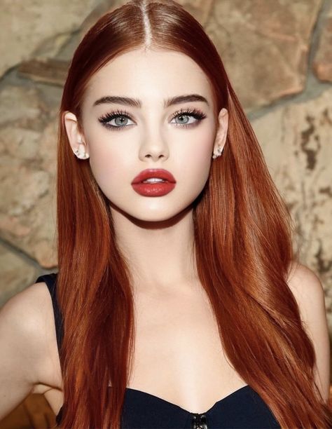 Light Red Hair Dark Eyebrows, Hair Colour Ideas Red Copper, Dark Eyebrows Red Hair, Ginger Hair Red Lipstick, Red Hair Pale Skin Green Eyes, Copper Hair Dark Eyebrows, Ginger Hair Dark Eyebrows, Red Hair Dark Eyebrows, Makeup Looks For Red Hair