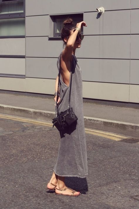 relax Look Hippie Chic, Estilo Hippie, Bohol, Looks Street Style, Grey Dress, Mode Inspo, Looks Style, Mode Inspiration, Mode Style