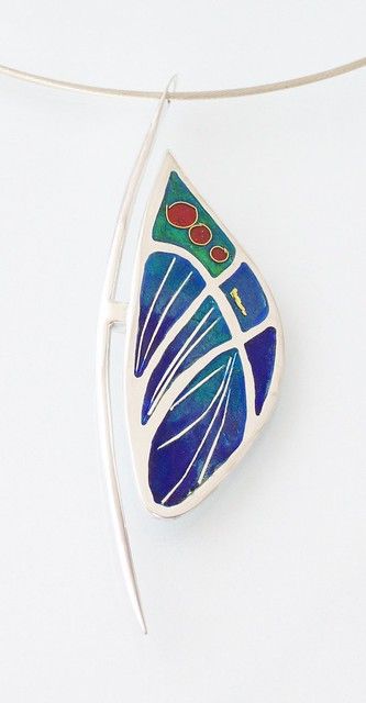 Cloisonne Enamel Jewelry, Butterfly Wing, Cloisonne Enamel, Metal Clay, Enamel Jewelry, Butterfly Wings, Enamel Pins, Art Deco, Pendant