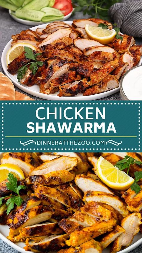 Chicken Schwarma Recipe, Schwarma Recipe, Arabisk Mad, Chicken Shawarma Recipe, Shawarma Recipe, Crock Pots, Chicken Shawarma, Recipes Simple, Tater Tots