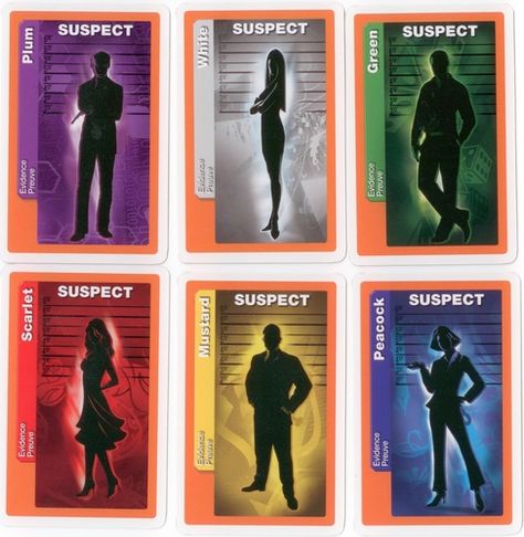 Clue Suspect | Image | BoardGameGeek Clue Aesthetic, Clue Play, Cluedo Party, Harry Potter Diy Decorations, Clue Board, Detective Party, Clue Board Game, Clue Party, Clue Games