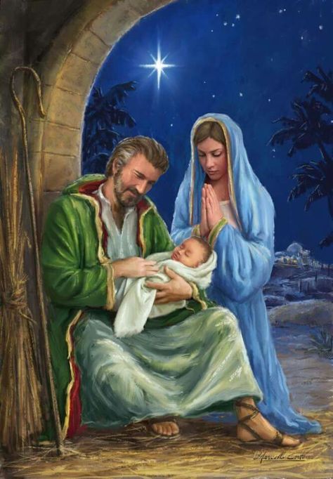 Pretty Religious Pictures, The Holy Family, Nativity Scenes, True Meaning Of Christmas, Christmas Nativity Scene, Christmas Jesus, O Holy Night, The Nativity, Religious Images