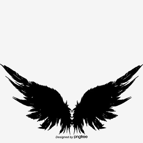 dark,wing,magic,angel wings,feather Wings Png For Editing, Black Wings Drawing, Black Wing Tattoo, Dark Wings Tattoo, Black Wings Tattoo, Cartoon Wings, Dark Angel Wings, Angel Wings Png, Wings Sketch