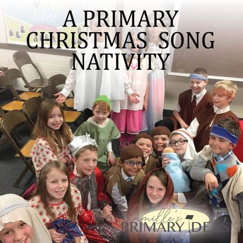 Christmas Singing Time, Christmas Primary, Ward Christmas Party, Time Lessons, Primary Songs, Primary Ideas, Primary Singing Time, The Birth Of Christ, Family Christmas Party