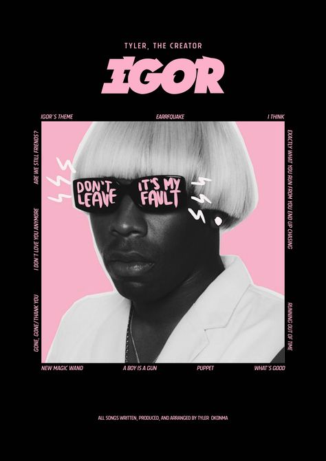 Tyler, the Creator Tyler The Creator Poster Igor, Igor Poster, Igor Tyler The Creator, Tyler The Creator Igor, Tyler The Creator Poster, Kris Kross, Music Rhythm, Bedroom Posters, All Songs