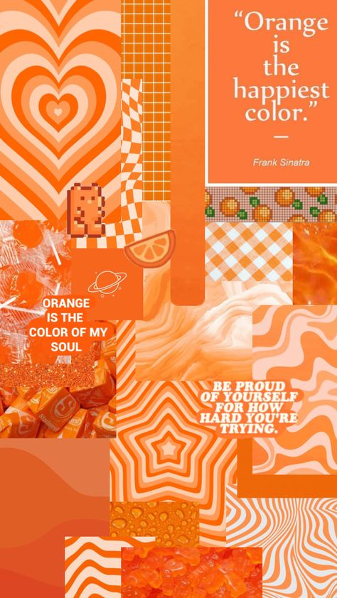 Photo Wall Collage Orange, Orange Candy Aesthetic, Orange Collage Aesthetic, Cute Christian Backgrounds Aesthetic, Badass Background, Orange Collage Wallpaper, Cute Orange Wallpaper, Christian Backgrounds Aesthetic, Cute Christian Backgrounds