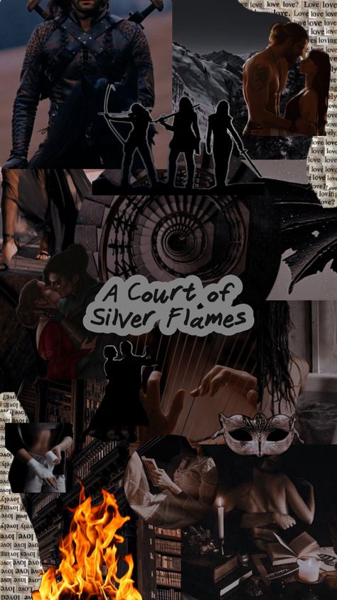 A Court Of Silver Flames, Silver Flames, A Court Of Wings And Ruin, A Court Of Mist And Fury, Sarah J Maas, Sarah J, Ely, Cute Crafts, Book Aesthetic