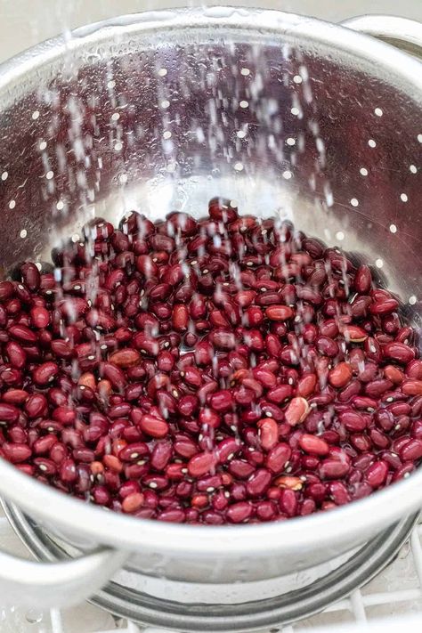 Quick Soak Beans, Soak Beans, Small Red Beans, Recipes With Kidney Beans, Beans In Crockpot, How To Soak Beans, Food Prep Storage, Ham And Beans, How To Cook Beans