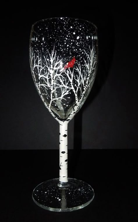 40 Creative Wine Glass Painting Ideas -  #diywinecrafts #wineglassart #vinoplease Wine Diy Crafts, Wine Glass Painting Ideas, Wine Glasses Painted, Glass Painting Ideas, Wine Glass Ideas, Wine Crafts, Wine Bottle Ideas, Christmas Wine Glasses, Wine Glass Painting