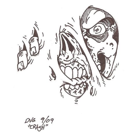 Tattoo Sketches and Drawings | Zombie Tattoo design by Crash2014 on deviantART Zombie Tattoo, Inktober Ideas, Zombie Drawings, Zombie Tattoos, Arte Zombie, Zombie Art, Bike Ideas, Skulls Drawing, Tattoo Stencil Outline