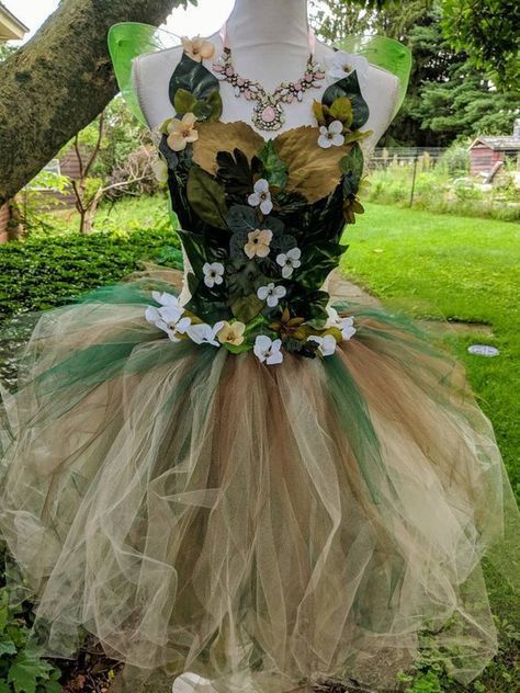 Mother Nature Costume Diy, Fairy Dress Costume, Forest Fairy Costume, Woodland Fairy Costume, Garden Fairy Costume, Mother Nature Costume, Fairy Costume Diy, Fairy Cosplay, Fairy Festival