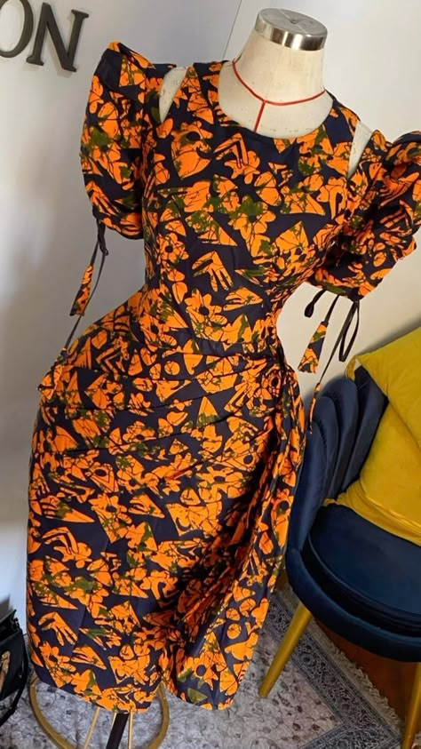 𝐓𝐡𝐞 𝐒𝐰𝐢𝐧𝐠 & 𝐒𝐰𝐚𝐲 𝐅𝐚𝐬𝐡𝐢𝐨𝐧 𝐂𝐨. | The Ankara Jacket Dress with just enough charm to double for almost any occasion 🥰🥰🥰 CUSTOMER ORDER READY FOR DELIVERY Jacket Dress -… | Instagram Ankara Dress And Jacket, Style Of Ankara Gown, Style For Gown Ankara, Simple And Classy Ankara Gown, Ankara Dress Styles For Church, Dress For Chubby Ladies, Matured Ankara Gown Styles, Culture Dress, Simple Dress Styles